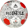 М'яч футбольний для фрістайлу SELECT Freestyle v24 White- Red